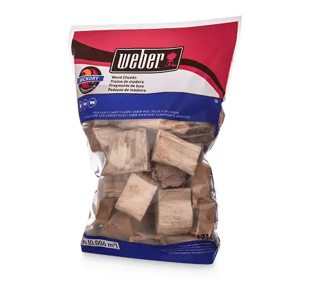 Hickory Smoking Wood Chunks For Weber Grills 1