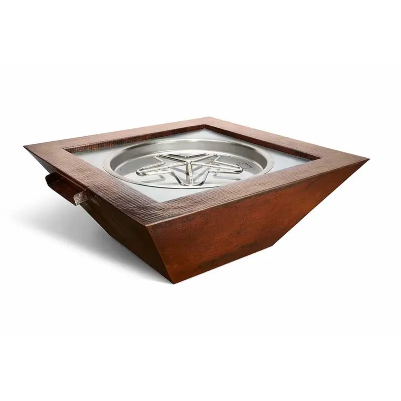 Hpc Fire Sedona Hammered Copper Torpedo Fire And Water Bowl – 40-Inch Diameter 1