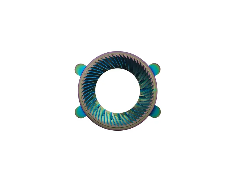 Hypernova Iridescent Titanium-Coated 58Mm Flat Burrs For Precision Grinding 1