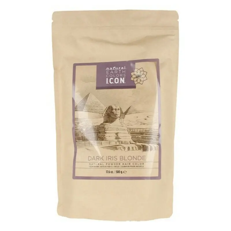 I.C.O.N. Natural Earth Colors Hair Dye – Dark Iris Blonde Shade, 500 G Plant-Based Formula 1
