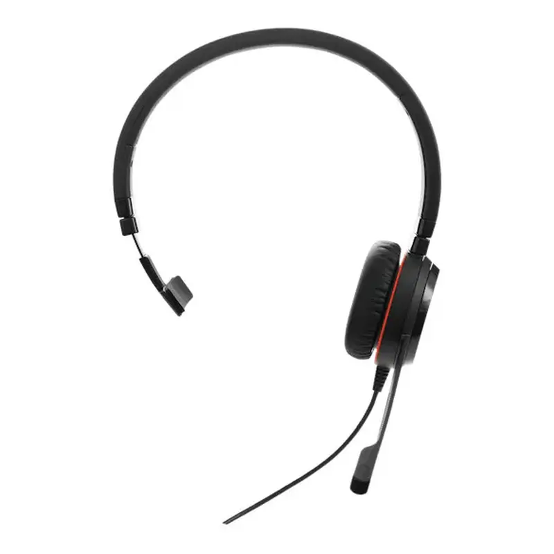 Jabra Evolve2 40 Uc Headset – Monaural Office Headset, Black 1