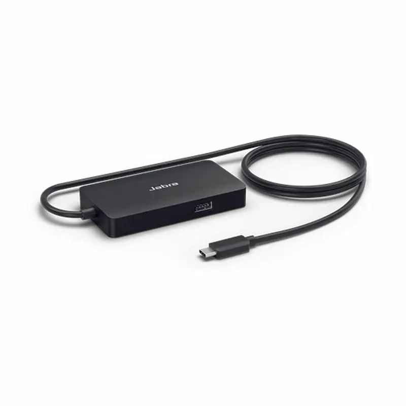 Jabra Usb 3.0 Hub – 4-Port Black Desktop Adapter 1