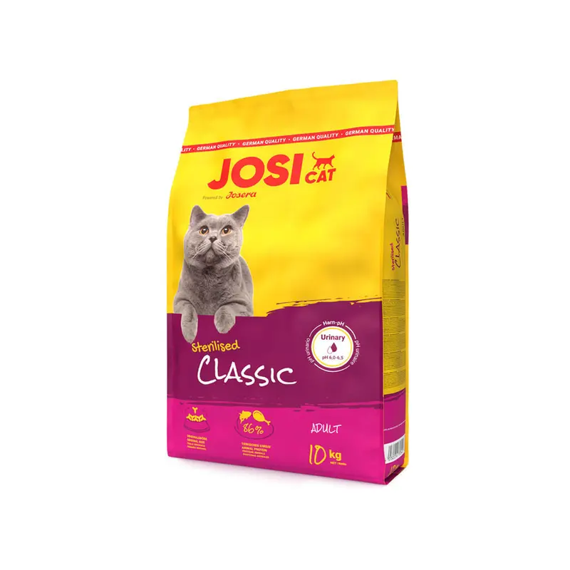 Josera Sterilised Adult Cat Food – Low-Fat, Digestive-Support Recipe, 10 Kg Bag 1