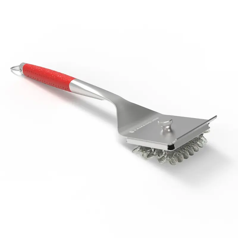 Kamado Joe Krafted Steel Heavy-Duty Grill Cleaning Brush 1