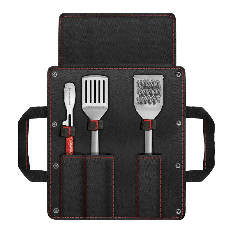 Kamado Joe Krafted Steel Premium Grilling Tool Set 1