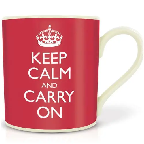 'Keep Calm' Classic Ceramic Coffee Mug 1