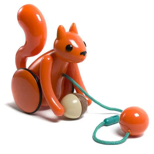Kid O Squirrel Pull-Along Toy For Toddlers 1