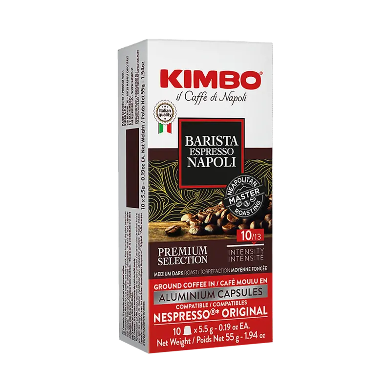 Kimbo Barista Napoli Espresso Capsules – Nespresso-Compatible (10 Count) 1