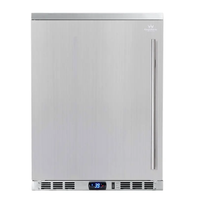 Kingsbottle 24-Inch Stainless Steel Outdoor Beer Fridge 1