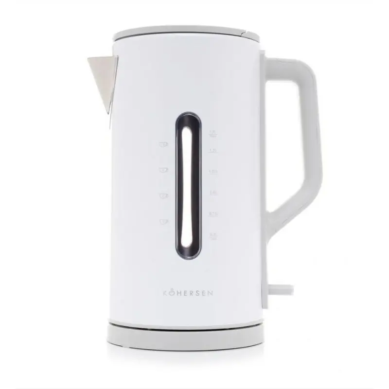 Kohersen 72202 1.7-Liter White Electric Kettle – 3000W 1
