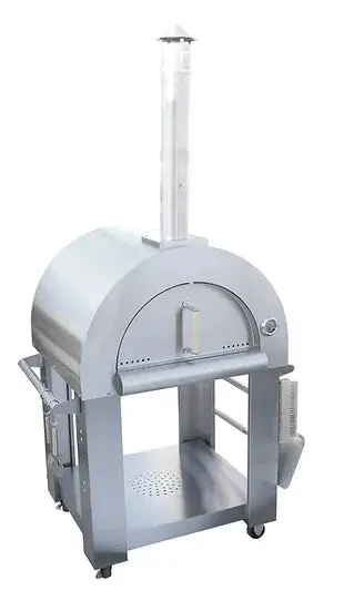 Kokomo 32-Inch Stainless Steel Wood-Fired Pizza Oven – Built-In Design 1