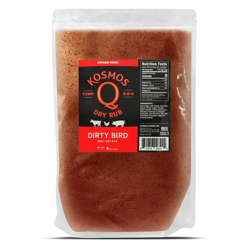 Kosmos Dirty Bird Dry Rub – 1 Lb Bold Spice Blend For Chicken 1