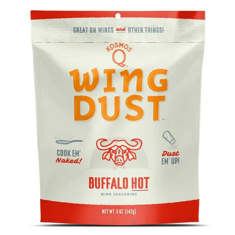 Kosmos Q Buffalo Hot Wing Dust – Spicy Dry Rub For Wings And More 1