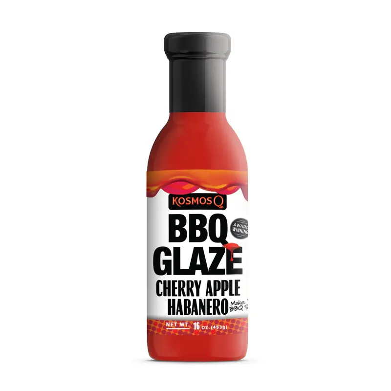 Kosmos Q Cherry Apple Habanero Glaze – Fruity Heat Infusion For Grilled Meats 1
