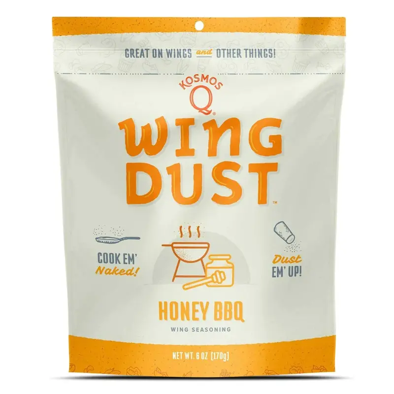 Kosmos Q Honey Bbq Wing Dust – Sweet & Tangy Dry Coating For Crispy Wings 1
