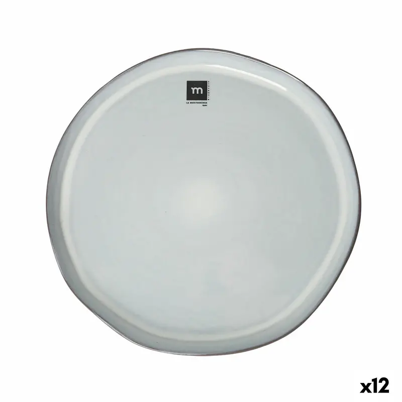 La Mediterránea Black Clay Flat Dinner Plates – Set Of 6 1