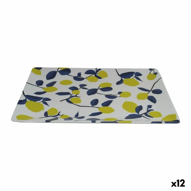 La Mediterránea Lemon Oversized Snack Tray – 30 × 20 × 2.5 Cm (Pack Of 12) 1
