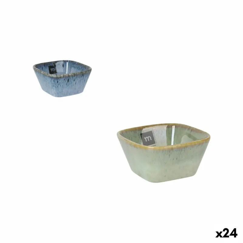 La Mediterránea Pica-Pica Small Square Snack Bowl – 10 × 10 × 5.7 Cm (24-Pack) 1