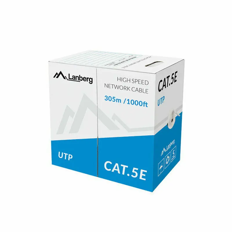 Lanberg Cat 5E Solid Utp Network Cable – Grey, 305 M 1