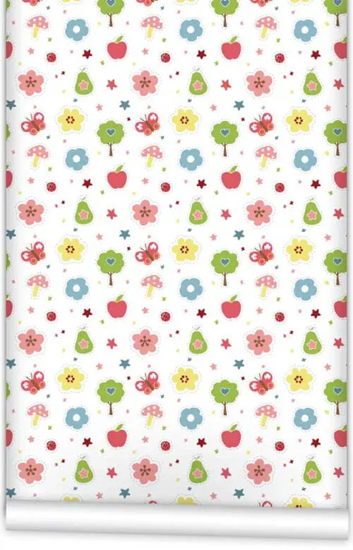 Lazy Summer Icons Motif Wallpaper Roll – 61.5 Cm × 10 M 1