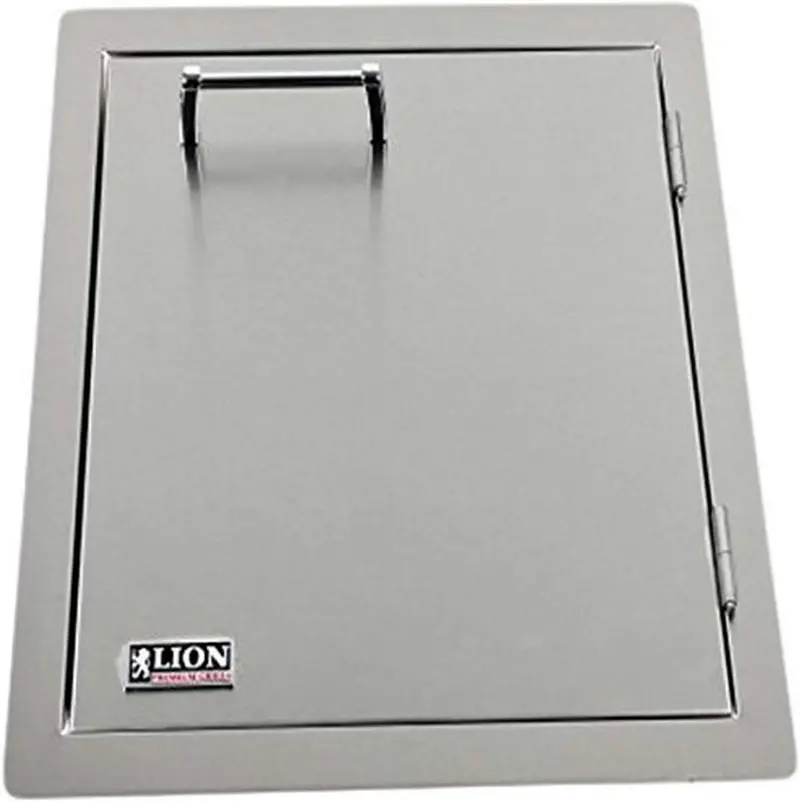 Lion 17-Inch Vertical Access Door With Built-In Towel Rack 1