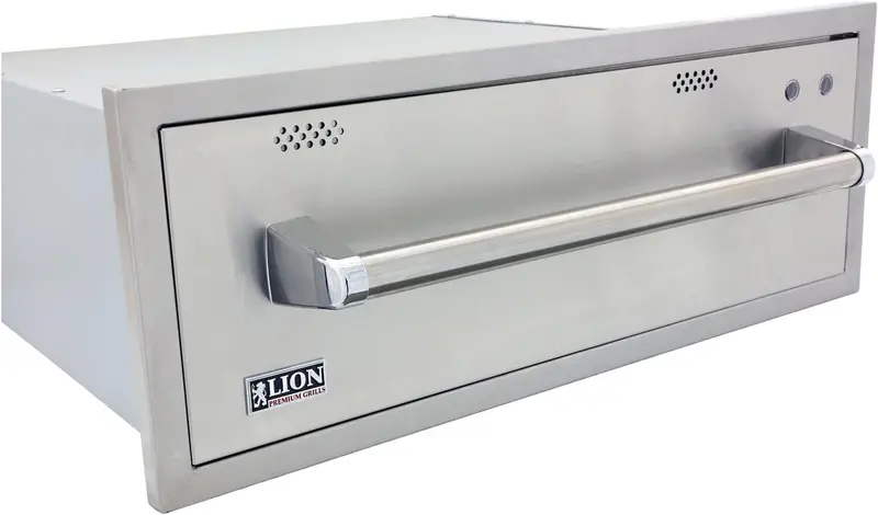 Lion 30-Inch Electric Stainless Steel Warming Drawer 1