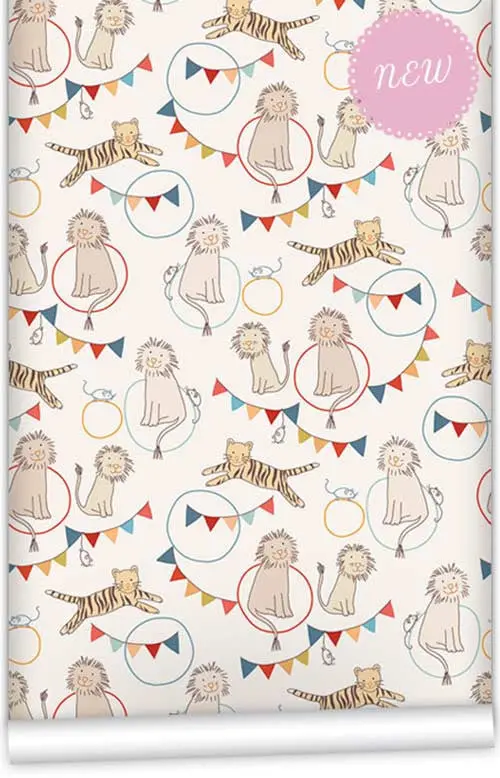 Lions & Tigers Peel-And-Stick Wallpaper Roll – 61.5 Cm × 10 M 1