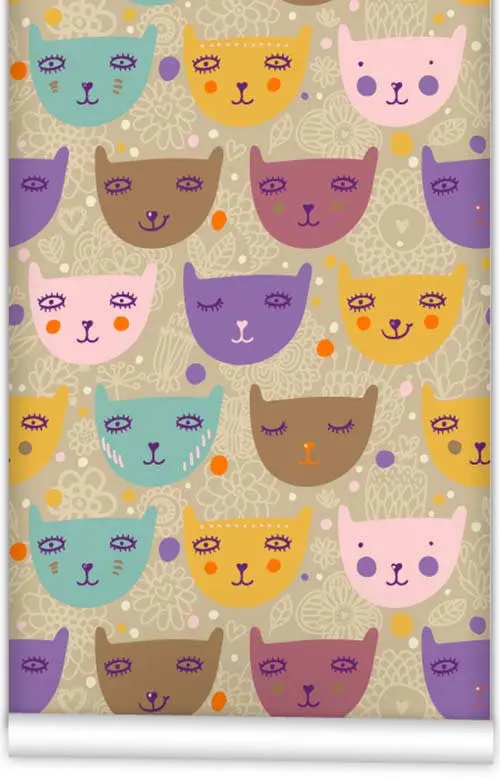Little Faces Removable Wallpaper Roll – 61.5 Cm × 10 M 1