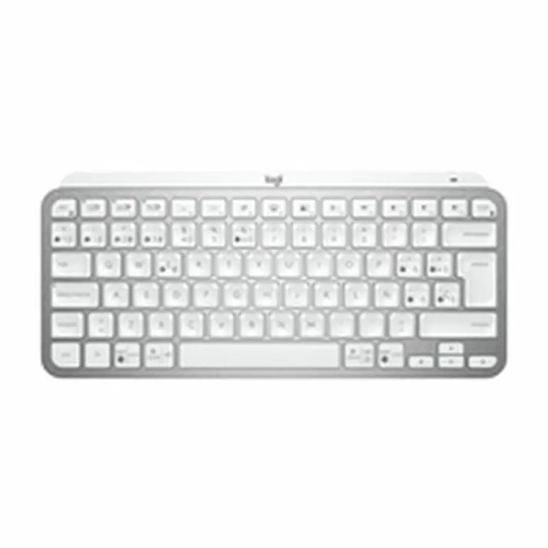 Logitech 920-010491 Wired Keyboard – Spanish Qwerty Layout, Grey & Silver Aluminum Design 1