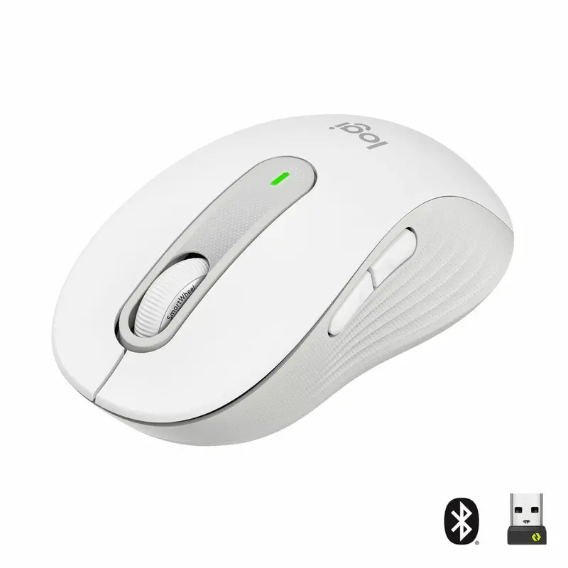 Logitech Wireless Optical Mouse – Compact White Design, Model 910-006255 1