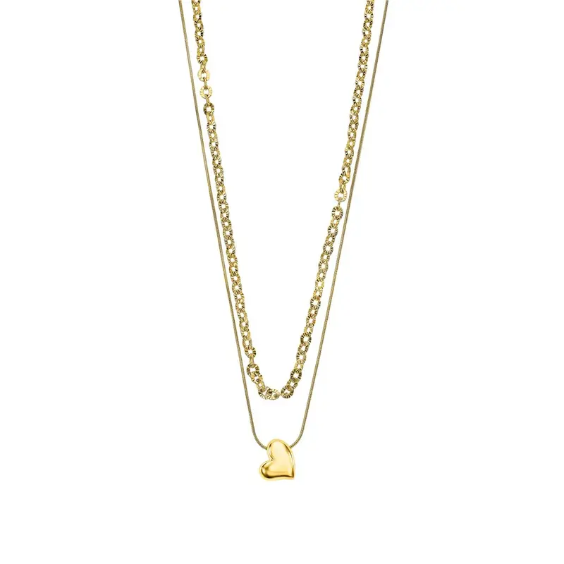 Lotus Golden Layered Necklace For Women – Ls2554-1/2 1
