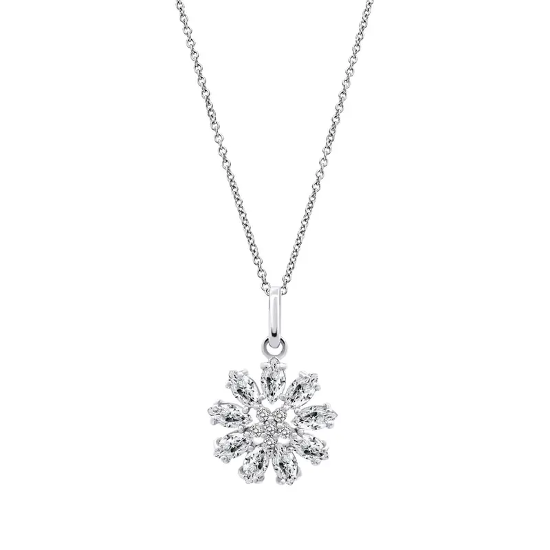 Lotus Lp3560-1/1 Sterling Silver Layered Necklace 1