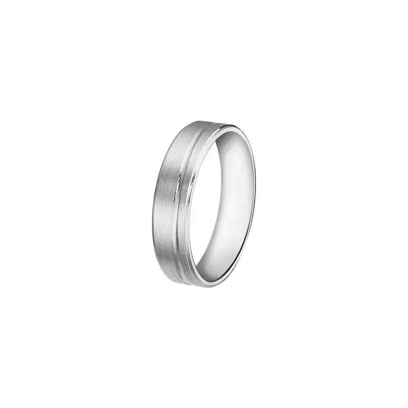 Lotus Silver-Tone Ladies' Ring – Style Ws03086/14, Size 14 1