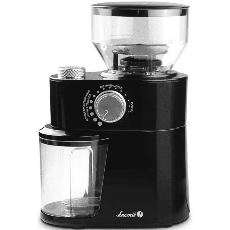 Łucznik Cg-2019 Electric Coffee Grinder – 200W, Matte Black Finish 1