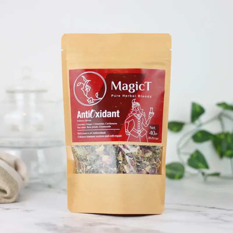 Magict Antioxidant Herbal Tea Blend – 40G (20–25 Servings) 1