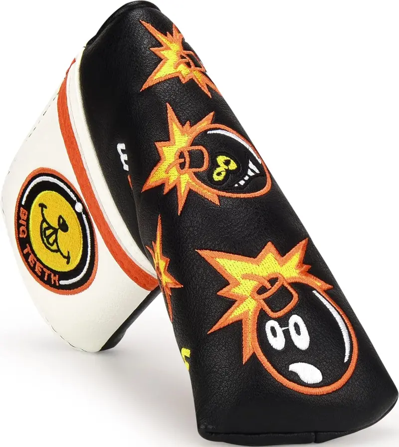 Magnetic Golf Putter Cover For Scotty Cameron, Taylormade & Odyssey – Premium Blade Headcover With Secure Bar Closure 1