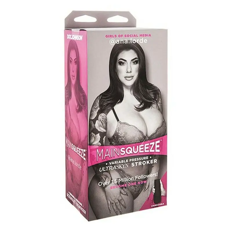 Main Squeeze Ultraskyn Anal-Optimized Male Masturbator – Transparent Sleeve 1