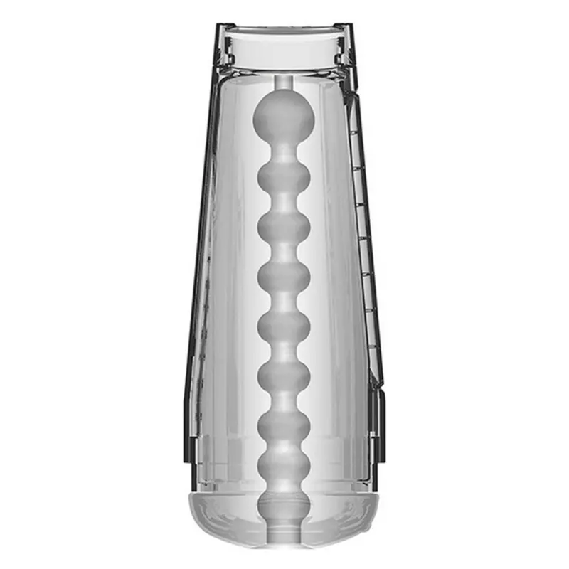 Main Squeeze Ultraskyn Male Masturbator – Transparent Sleeve Design 1