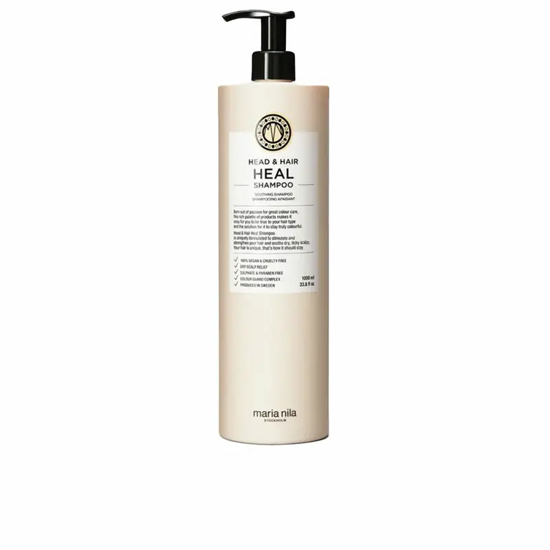 Maria Nila Head & Hair Heal Shampoo — Repairing Treatment For Damaged Hair, 1L 1