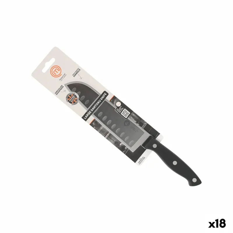 Masterchef All-Purpose Kitchen Knife – 18 Cm, Sleek Black/Silver (18-Pack) 1