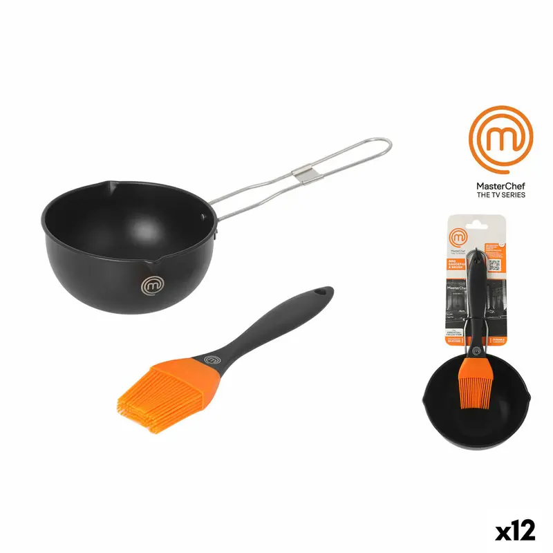 Masterchef Barbecue Basting Brush Set – 11.5 X 6 Cm Paintbrush Style, 12-Unit Assortment 1