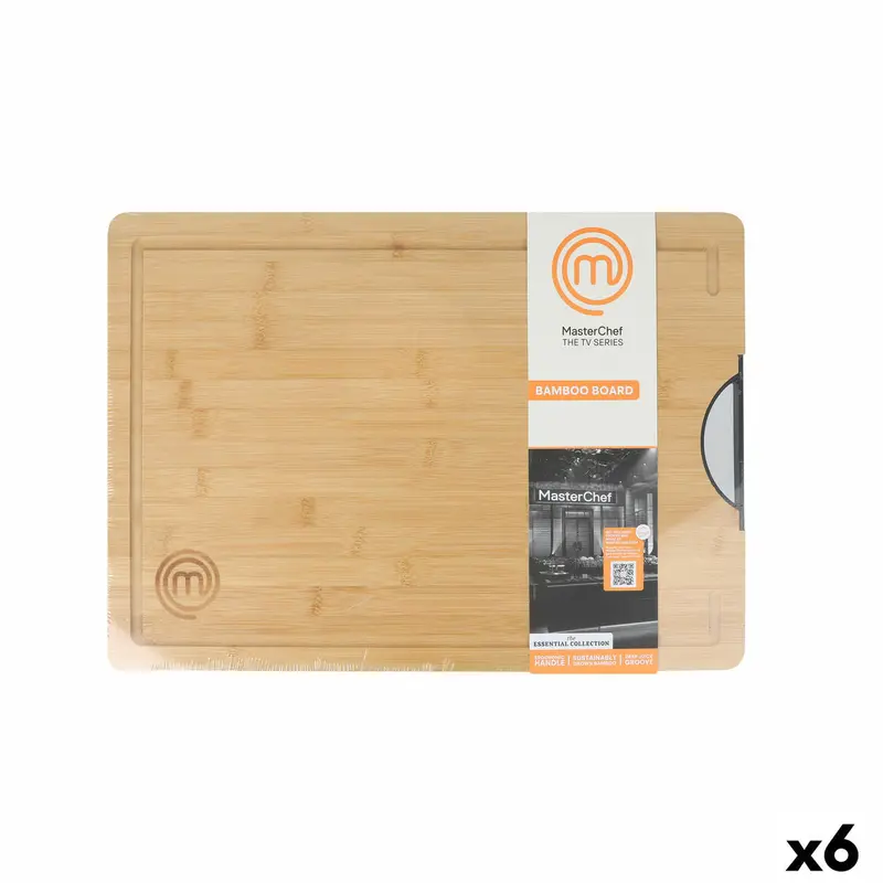 Masterchef Large Professional Cutting Board – 50 X 35 Cm, Non-Slip Surface, 6-Pack 1