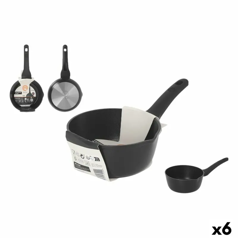 Masterchef Saucepan With Lid – 16 Cm, Ideal For Sauces & Simmering, 6-Pack 1