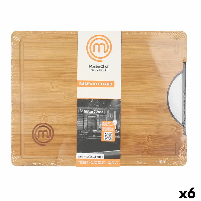 Masterchef Small All-Purpose Cutting Board – 32.5 X 25 Cm, Compact & Versatile, 6 Units 1