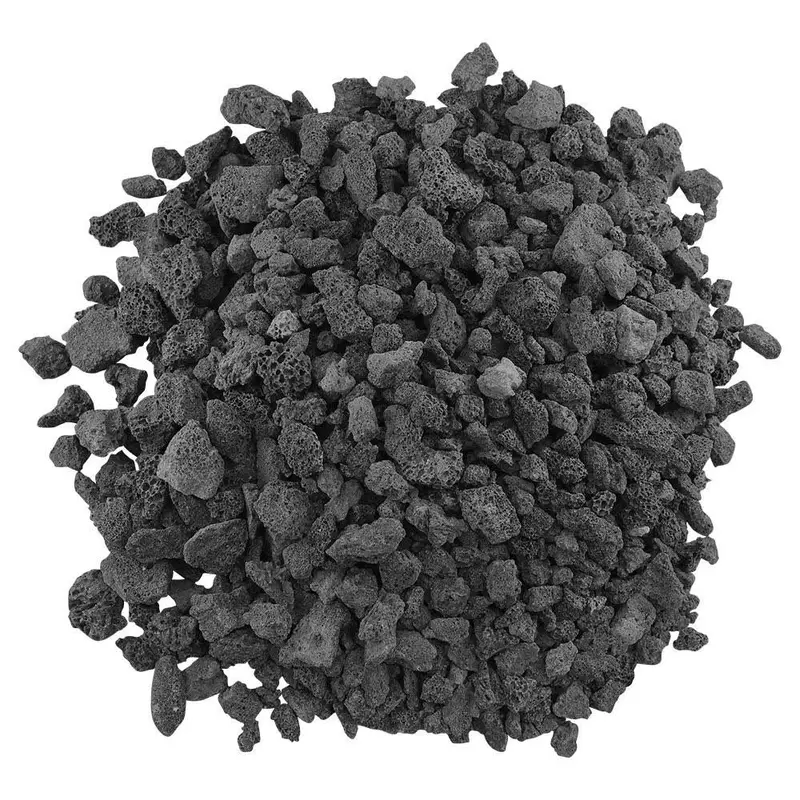 Medium Black Lava Rock – 40 Lb, 1/2–1 Inch Volcanic Aggregate For Even Heat Distribution And Aesthetic Appeal 1