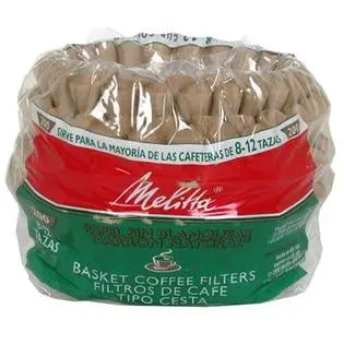 Melitta Brown Basket-Style Coffee Filters – 100 Count 1
