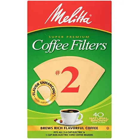 Melitta Brown Cone #2 Coffee Filter Paper – Pack Of 100 1
