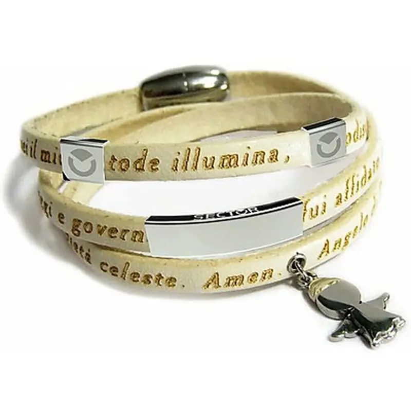 Men'S Sector Love & Love Bracelet – Stainless Steel Minimalist Band 1