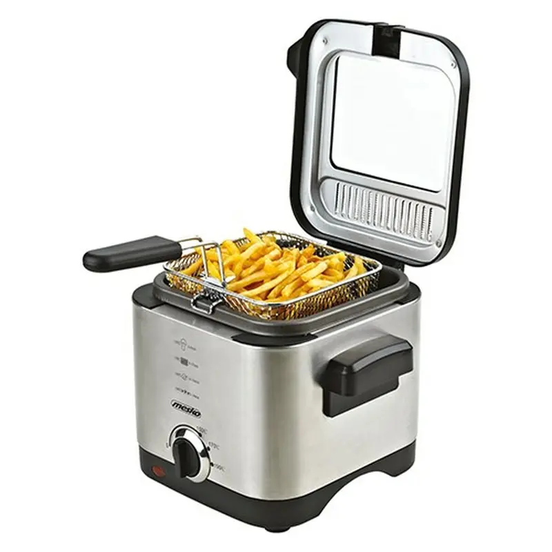 Mesko Ms-4910 Deep-Fat Fryer – 900W, 1.5L Capacity, Black & Silver Finish 1