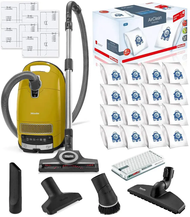 Miele Complete C3 Calima Canister Vacuum – Hepa Filtration With Stb 305-3 Turbobrush & Performance Pack Included 1
